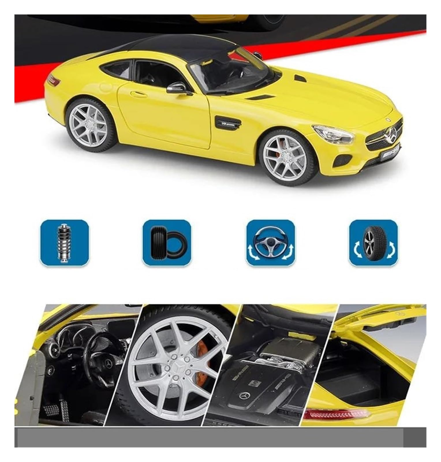 1/18 メルセデスベンツ AMG GT ダイキャスト ミニカー Amazon.co.jp: ダイキャストカー 1 18 メルセデスベンツ AMG GT: SLS