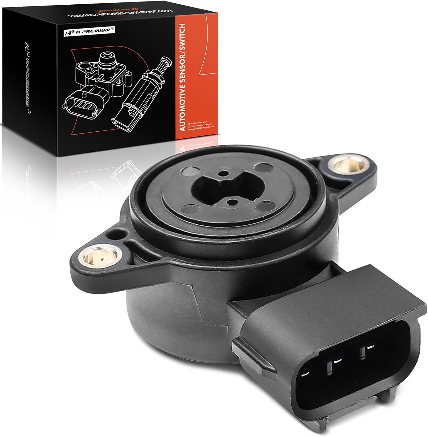 A-Premium TPS Throttle Position Sensor Compatible with Mitsubishi Lancer 2002 2003 2004 2005 2006 2007 L4 2.0L SOHC Sedan, Replace# MD615571, 726015W50