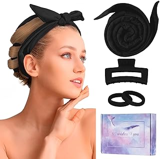 CORATED Heatless Curling Rod Headband, Upgraded 60" Long Heatless Curls Soft Hair Curlers to Sleep In Hair Rollers No Heat Curls, Overnight Hair Wrap Curls Styling Kit for Girls Long Hair Medium Hair