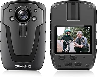 CAMMHD Body Camera with Audio and Video,Body Cam for Personal,1296P Body Worn Camera MAX 256G,12 Hours(Not Included Card)