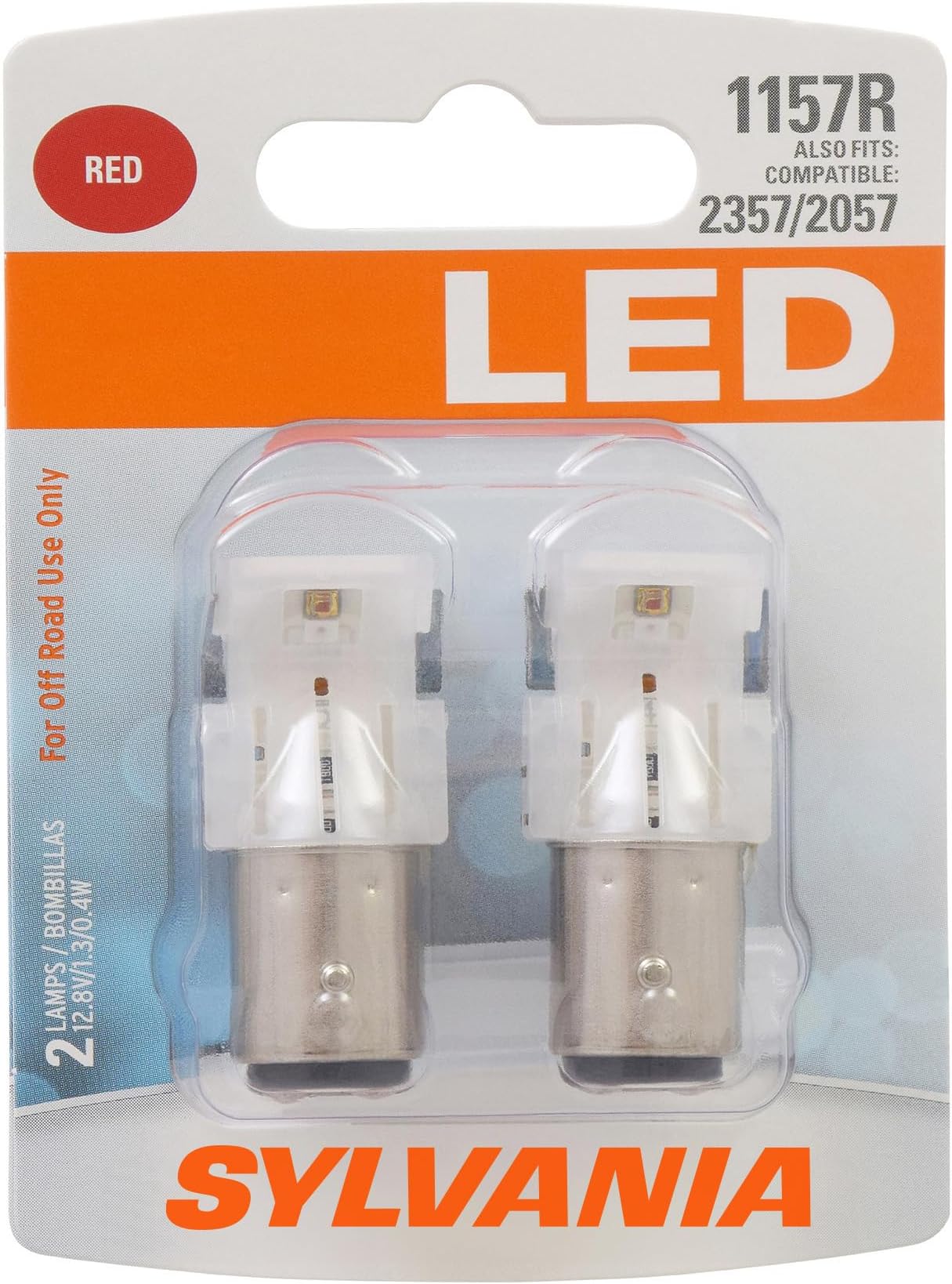 1157 LED Red Mini Bulb, Stop & Tail Light, 2 Bulbs
