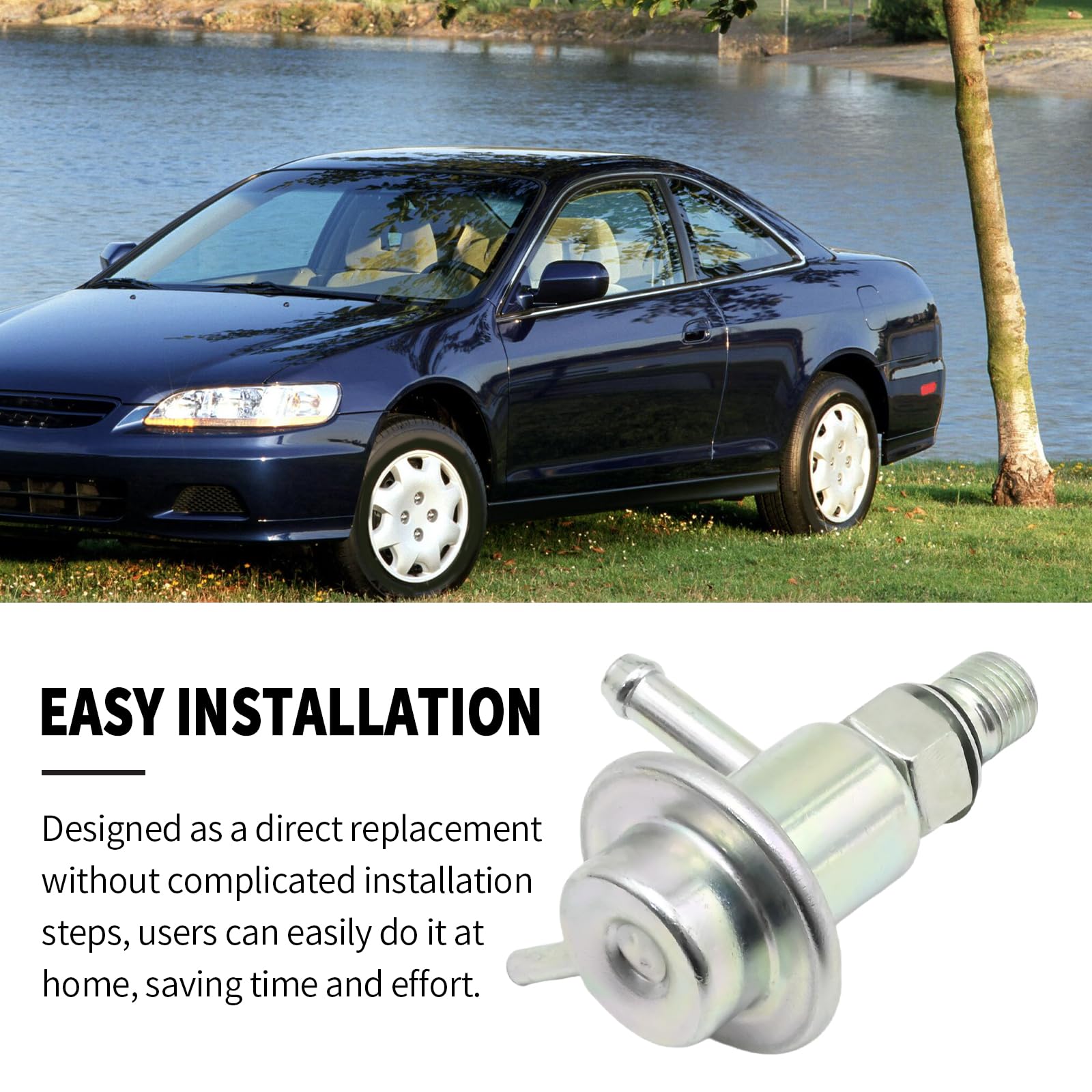 Hoypeyfiy 16740PGKA01 Régulateur de pression de carburant, remplacement pour Honda Odyssey Accord de rechange pour Acura CL MDX TL, remplace 16740-PGK-A01