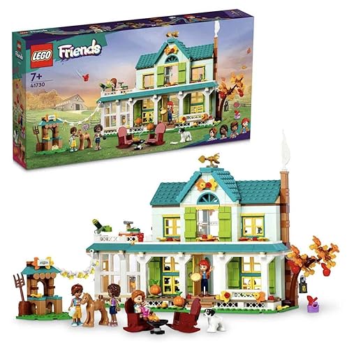 Immagine del prodotto LEGO 41730 Friends La Casa di Autumn, Casa delle Bambole con Personaggi 2023 e Cane e Cavallo Giocattolo, Idee Regali Natale o Compleanno, Giochi per Bambine e Bambini