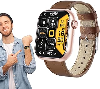 FOCCAR Blood Sugar Monitor Watch | IP67 Waterproof Non-Invasive Blood Glucose Test Smart Watch,Muti Sports Modes, 1.91-Inch Screen, for Blood Oxygen Sleep Monitoring Tracking Jieke-uk