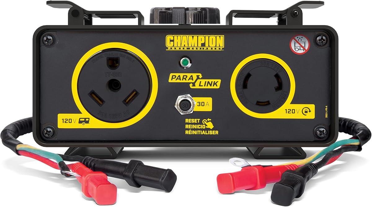 100740 Kit paralelo ParaLINK de 30 amperios para conectar dos generadores inversores de 2000 a 3000 vatios, listo para vehículos recreativos