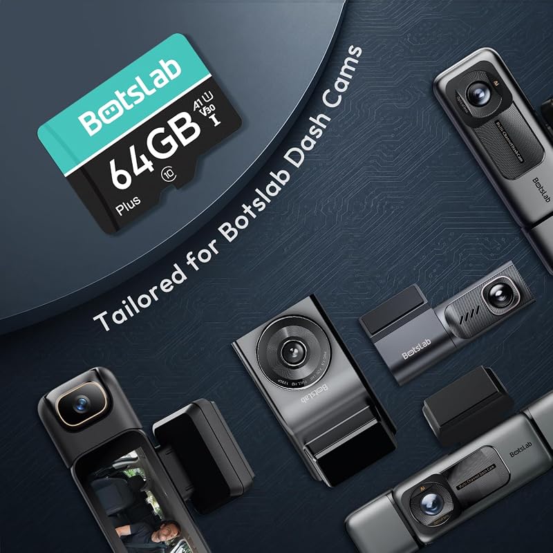 BOTSLAB 64G Micro SD Card – Compact micro SD form factor