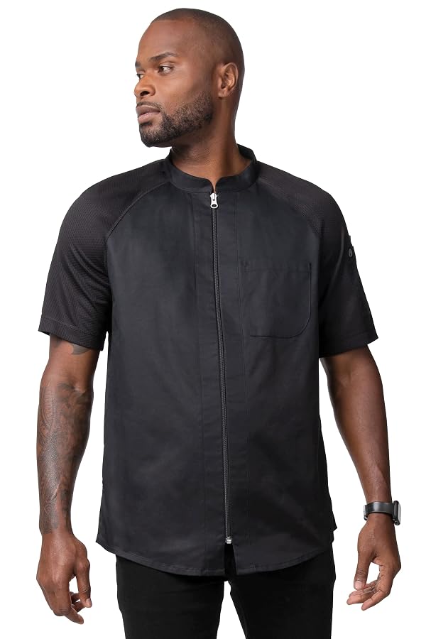 Chef Works Men's Arcadia Chef Coat by Chef Works - Used condition - US$49.17