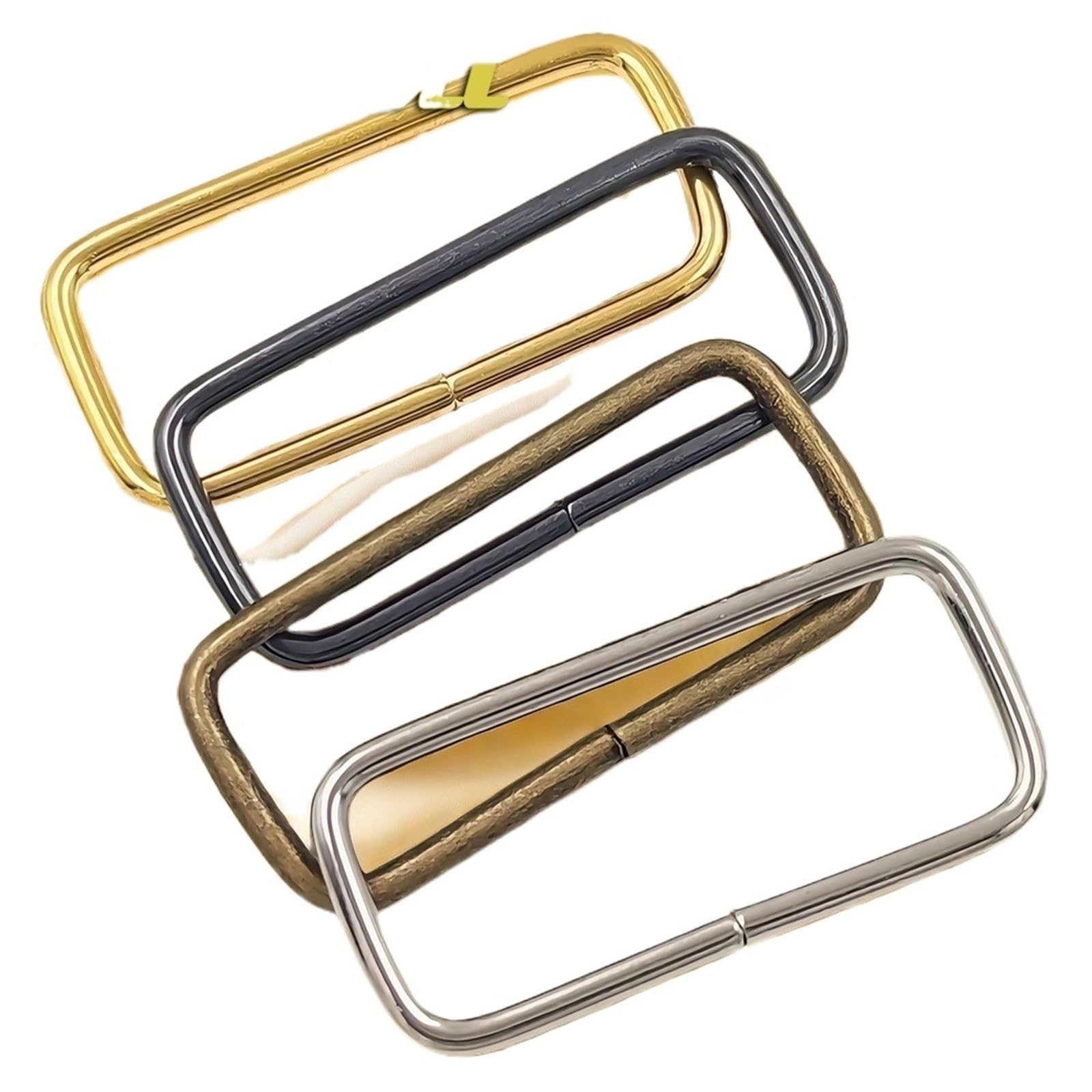 Hebilla Deslizante Hebilla de anillo rectangular metal 10-38 mm, 20 unidades, for cinturón, mochila, correa, bolso, accesorios bricolaje Para CinturóN
