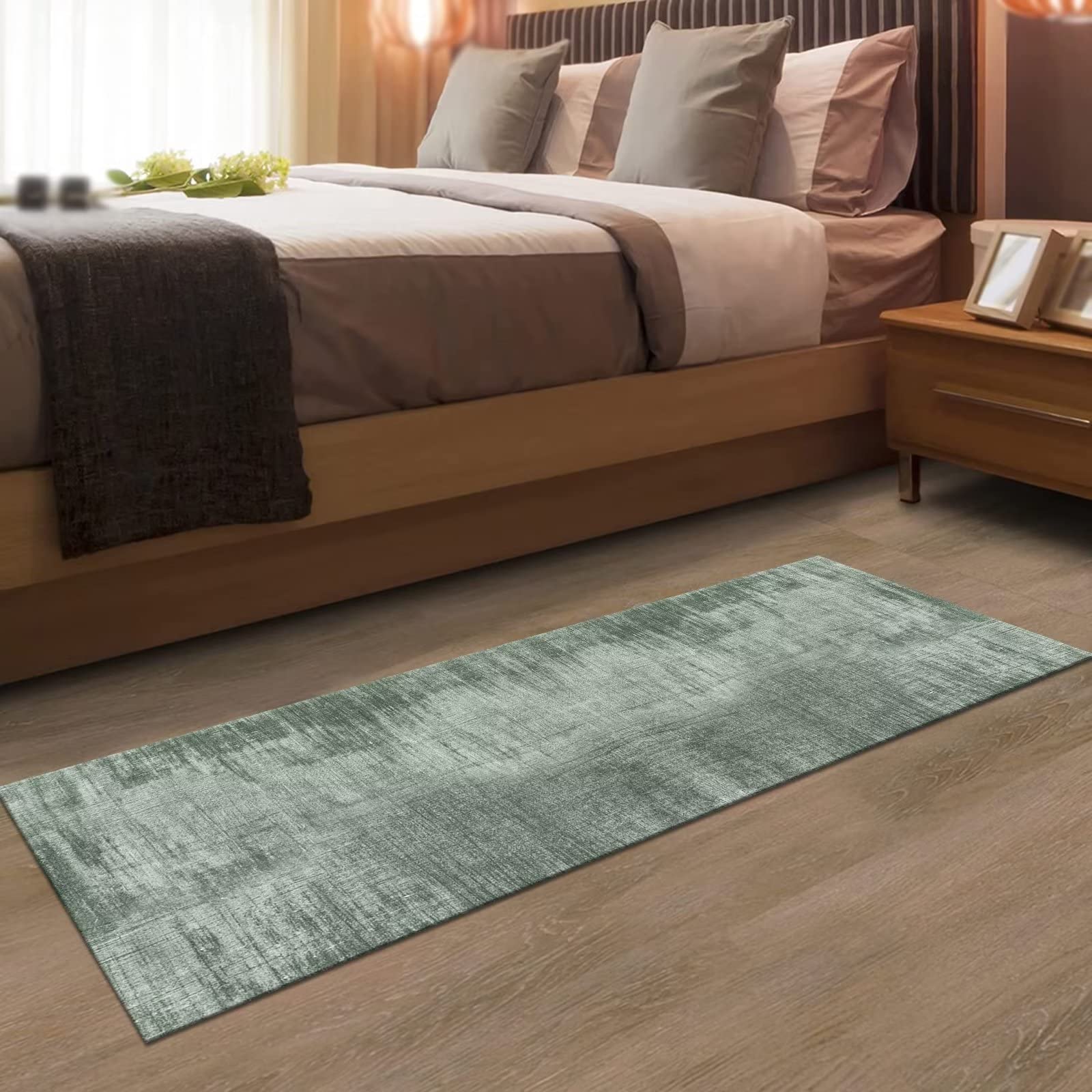 Tappeto Passatoia cucina Antiscivolo Lavabile Lungo Tappeti Runner ingresso interno Marrone Nero 3D 80X400CM Moderno Antimacchia Tappeto Passatoie per Corridoio Tappetino bagno Soggiorno per metro