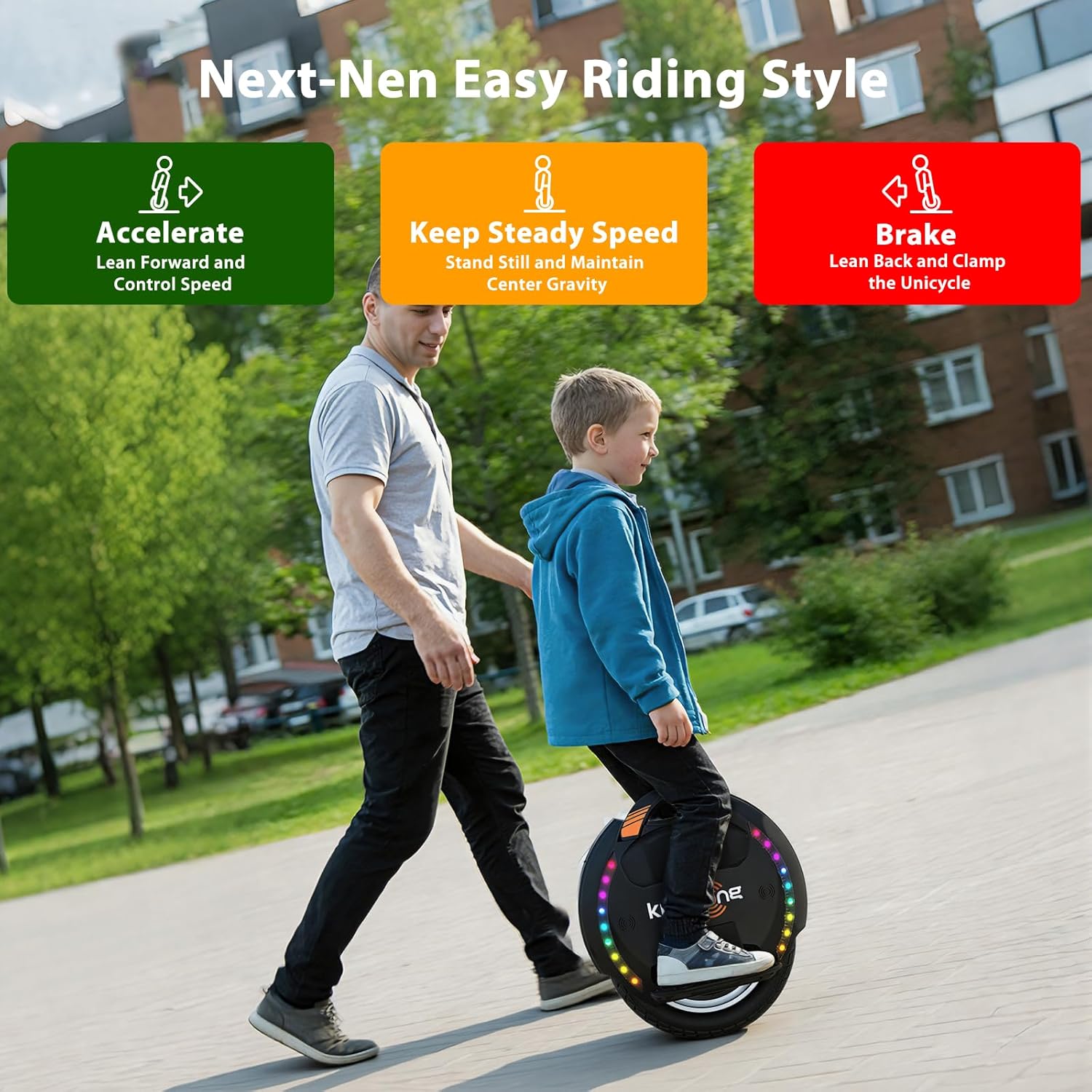 KINGSONG 14DPro Electric Unicycle for Adults, One Wheel Self Balancing Scooters for Adults, 19 MPH Top Speed & 32° Climbing, Smart Self-Balancing Commuter Scooter (Black)