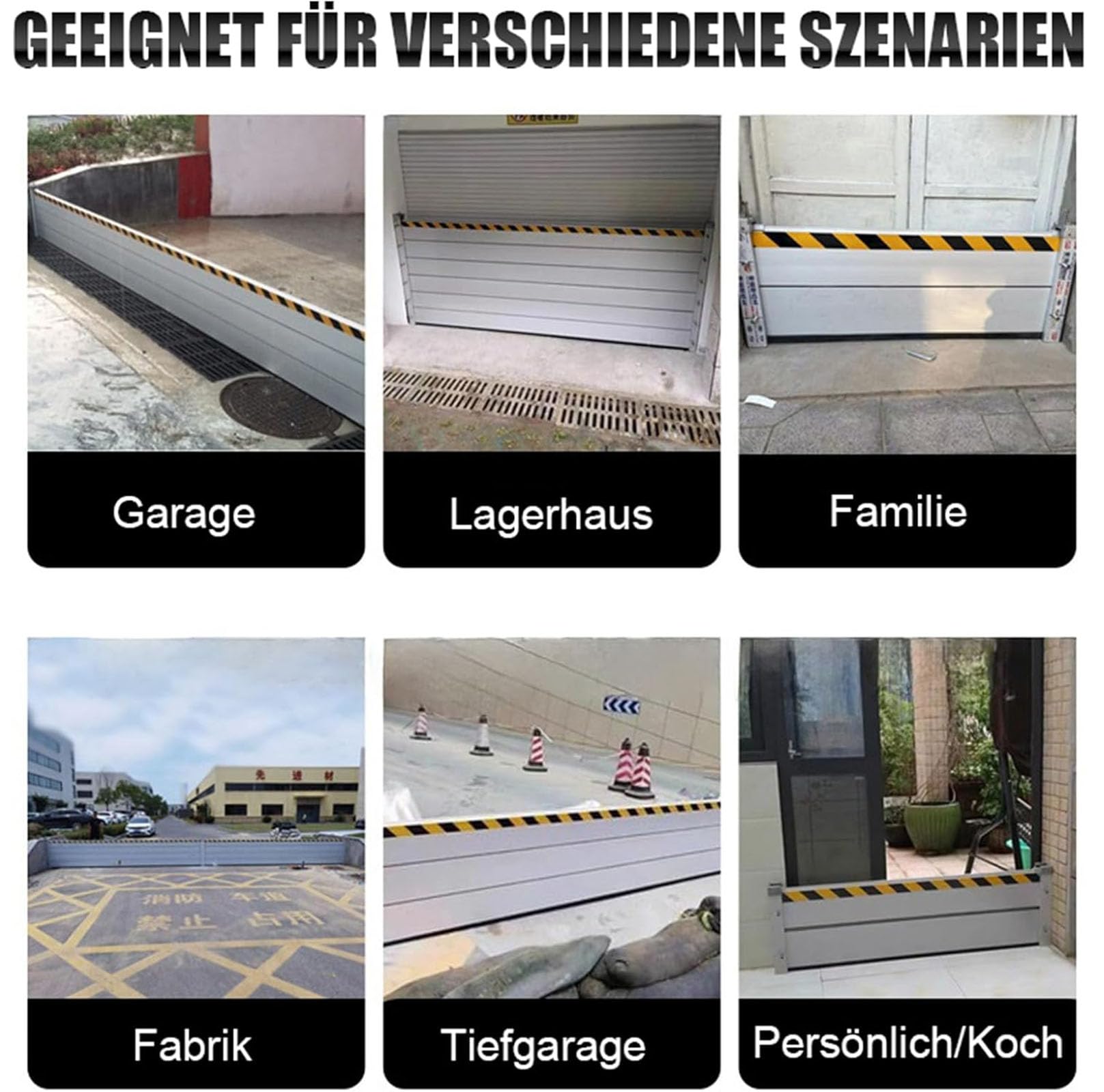 Ochrona przeciwpowodziowa, ochrona przeciwpowodziowa, uszczelka do drzwi garażowych, bariera przeciwpowodziowa ze stopu aluminium, wielokrotnego użytku, do przejść podziemnych, fabryki