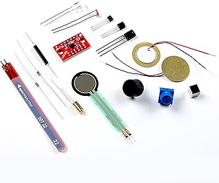 SparkFun Essential Sensor Kit V2 Triple Axis Accelerometer Breakout -Half Effect Sensor & Tilt Sensor -TMP36 Temperature Sensor Resistor 1.0M Ohm 1/6 Watt PTH