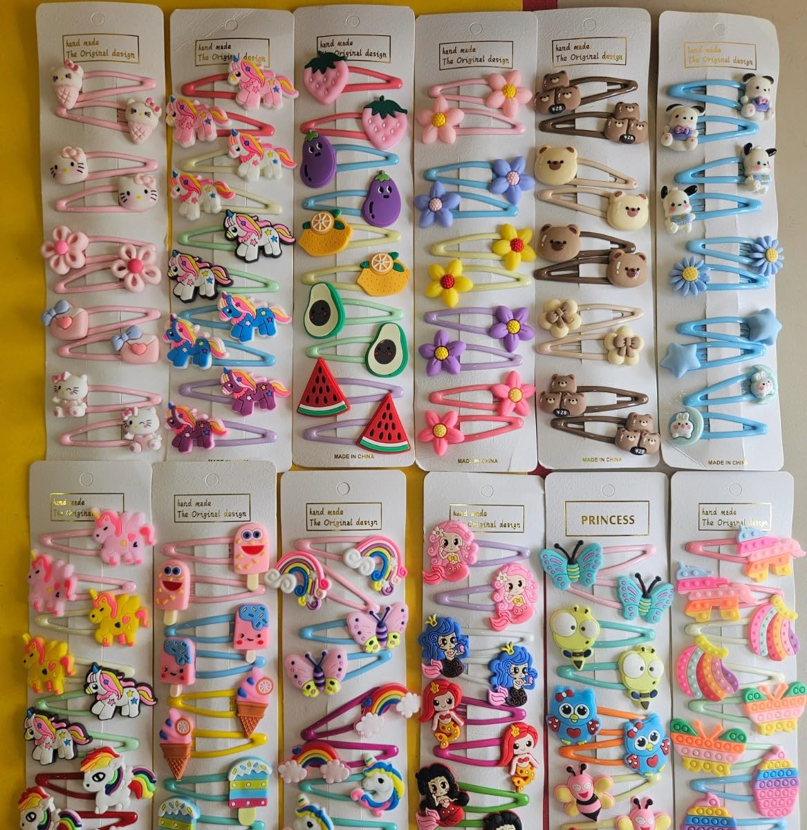 Pack of 10 Clip, Kids Hair Clip, Cartoon Tik Tak Clips, Korean Hair Clips for Womens, Clips for Girls, Hairs Pins for Women, Cute Hair Accessories for Girls (Multicolor)