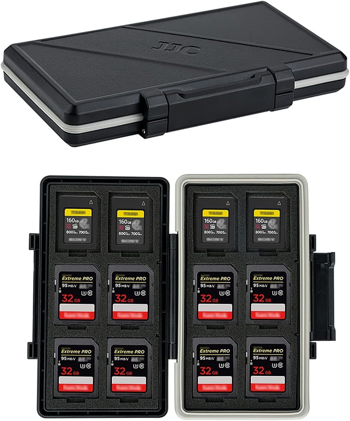 JJC 12 SD + 12 CFexpress Tipo A