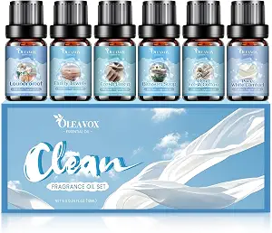 Clean Essential Oils for Laundry and Home Fragrance Set