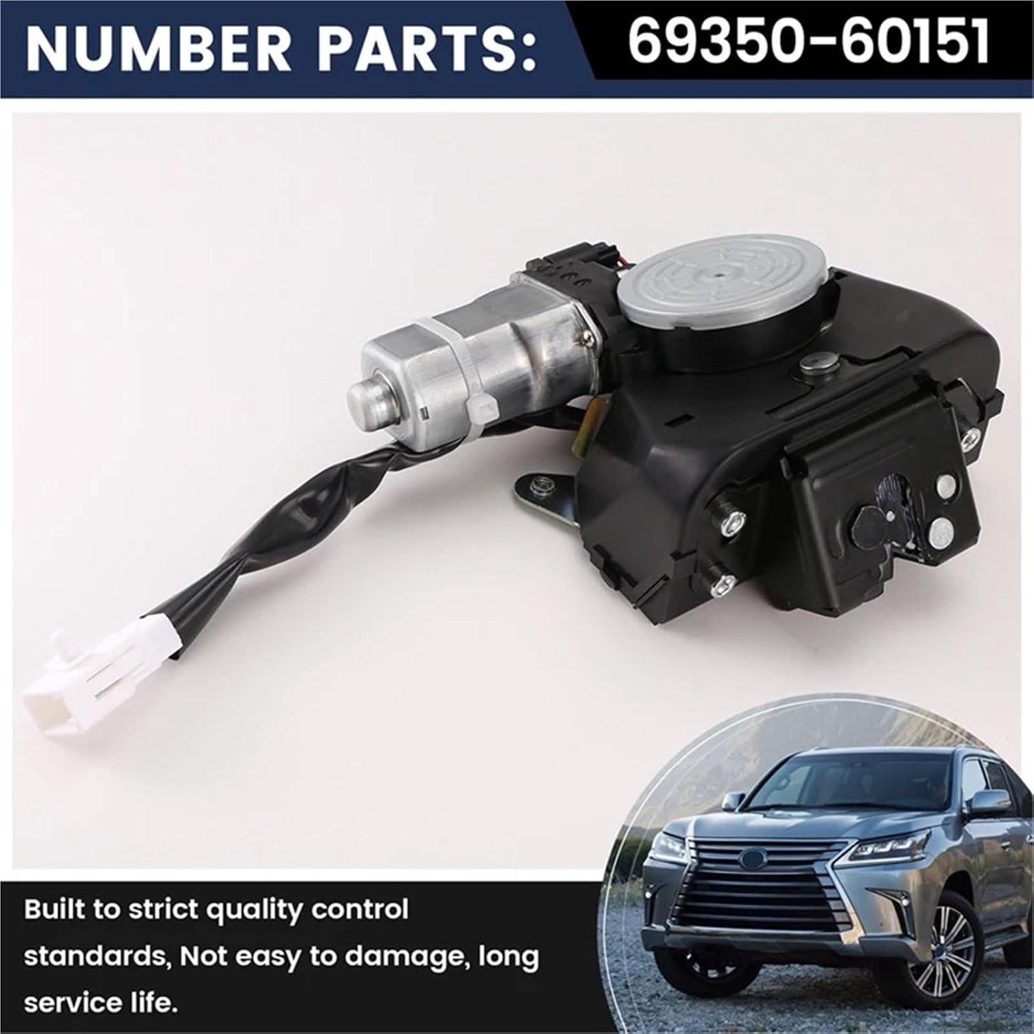 for Lexus LX570 2008-2016 Car Rear Trunk Lid Latch Tailgate Lock 69350-60151 6935060151 Car Accessories