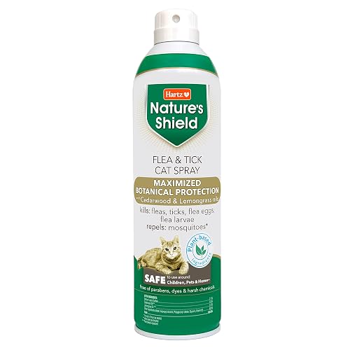 Hartz Nature’s Shield Flea & Tick Spray Treatment for Cats