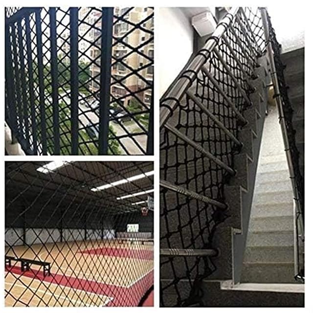 Foto 6 de 7 de Red De Seguridad Para Escalada Para Niños Red De Cuerda De Seguridad Para Niños Balcón Escaleras Valla Jardín…