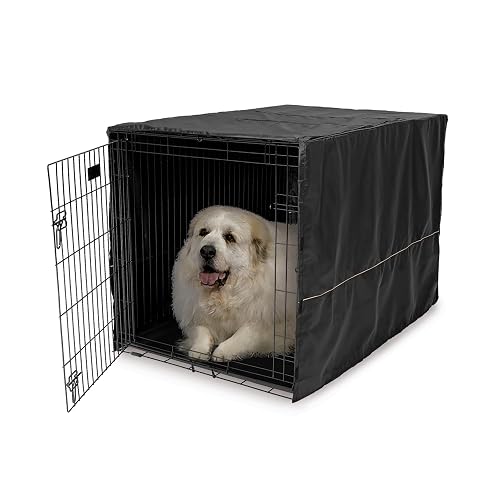 MidWest Homes for Pets - Funda para jaula de perro XL, poliéster negro, funda de privacidad para perrera…