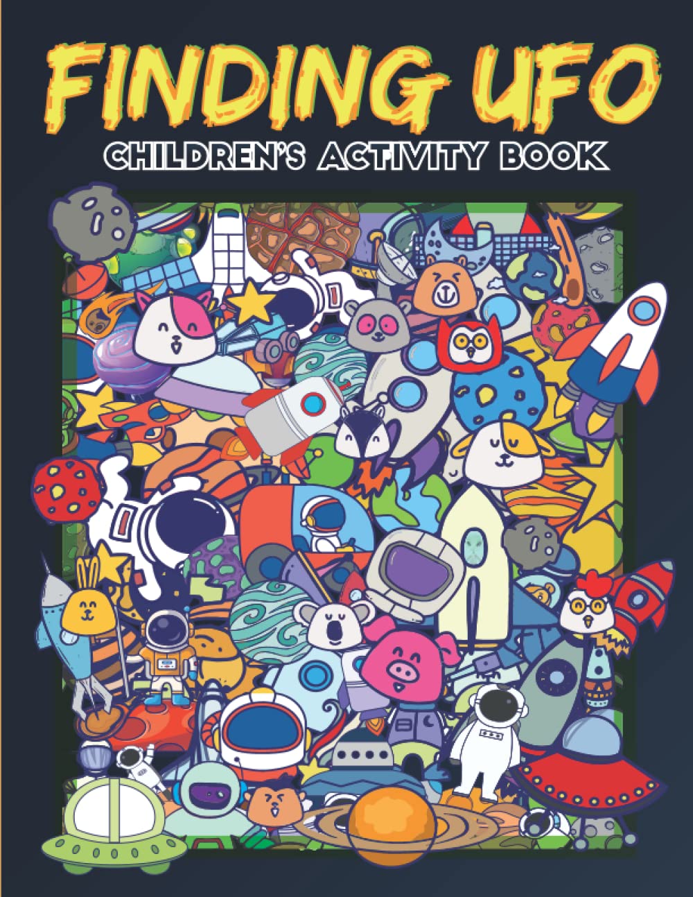 Find UFO Alien Abduction Martian Activity Book for Children