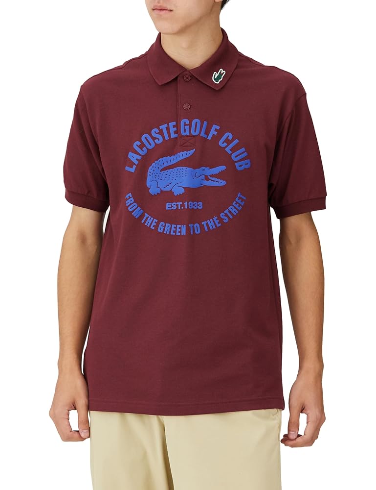Amazon | [ラコステ] [公式] オーバーサイズプリントゴルフ