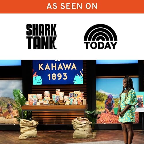 Miniatura 7 de Kahawa 1893 Café molido especias africanas de tostado medio, 12 onzas, con canela, cardamomo y clavo, como se ve en Shark Tank, altos antioxidantes,