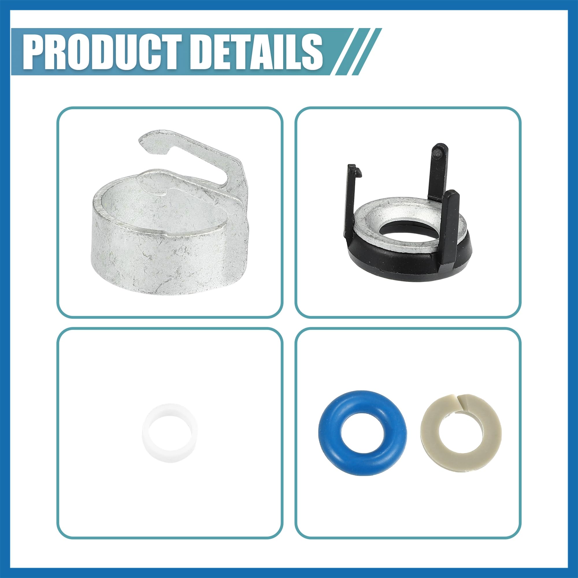 A ABSOPRO 4 Set Carburante Iniettore Guarnizione Kit Riparazione 06J998907D 06J998907 06J998907A Sostituzione dell'articolo