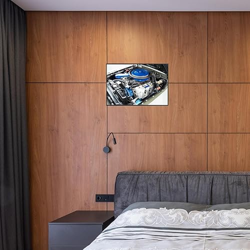 Miniatura 3 de Impresión Ford Mustang  Póster retro de coche muscular para garaje, hogar, oficina o cueva de hombre, llamativa decoración de pared de automóvil