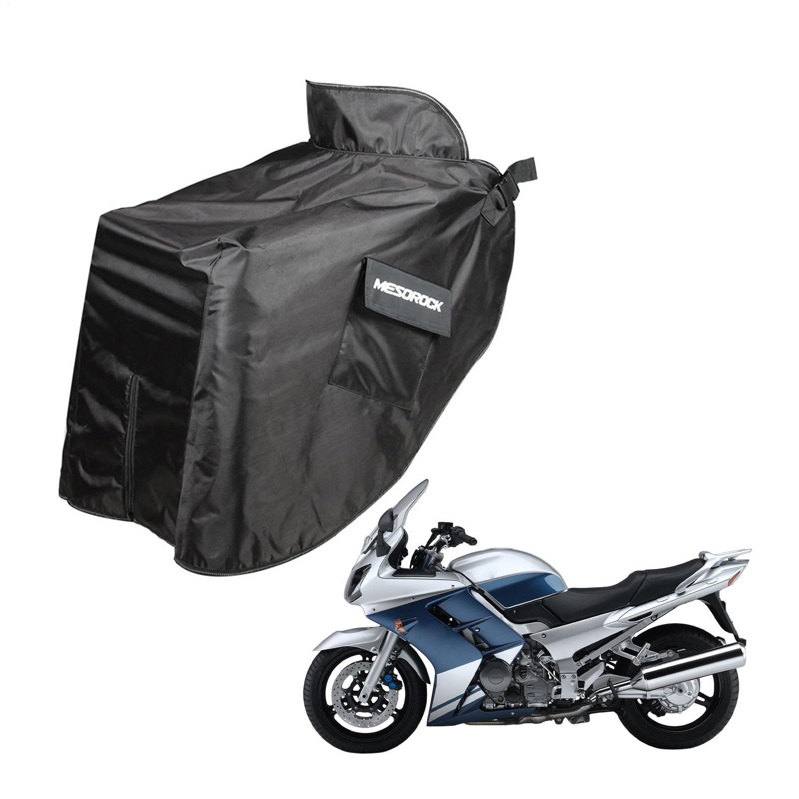 Motorcycle Mand Tabring Cover - Double Couche légère Full Full Corps Plus