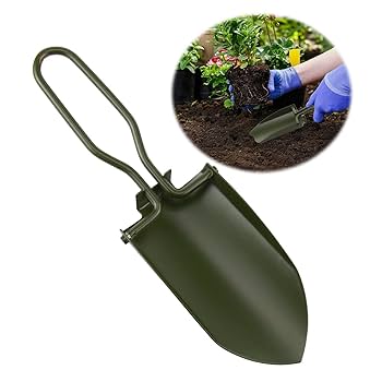 Robuste Klappspaten Mini-Gartenschaufel Aus Edelstahl - Faltbar & Vielseitig
