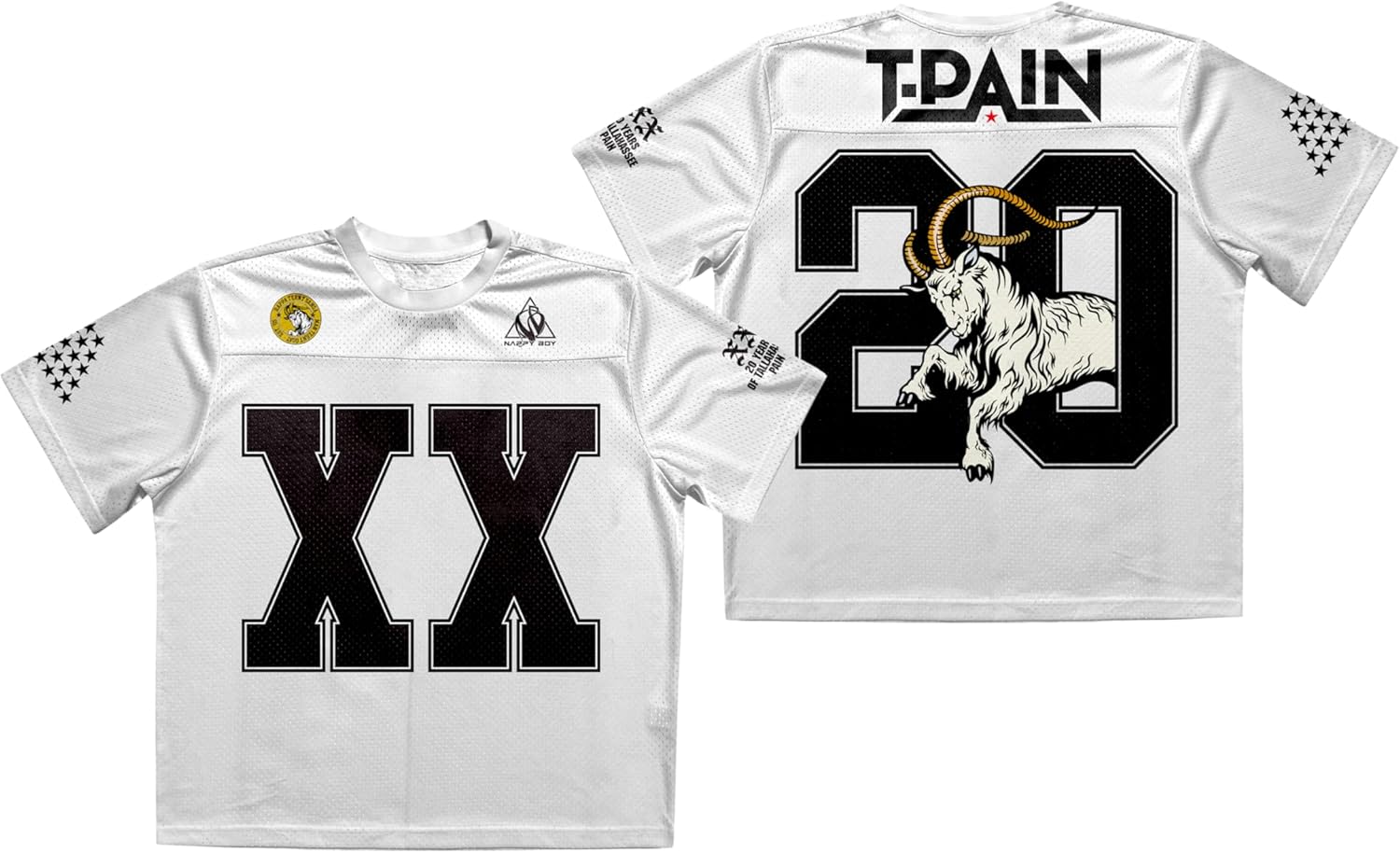 T-Pain Official Celebrating 20 Years of T-Pain Tour Goat Jersey