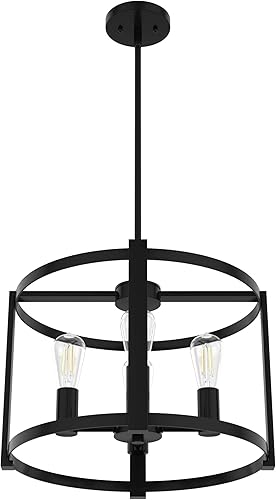 Miniatura 6 de Hunter Fan Company 19133 Astwood Candelabro, 13x18x18, negro mate