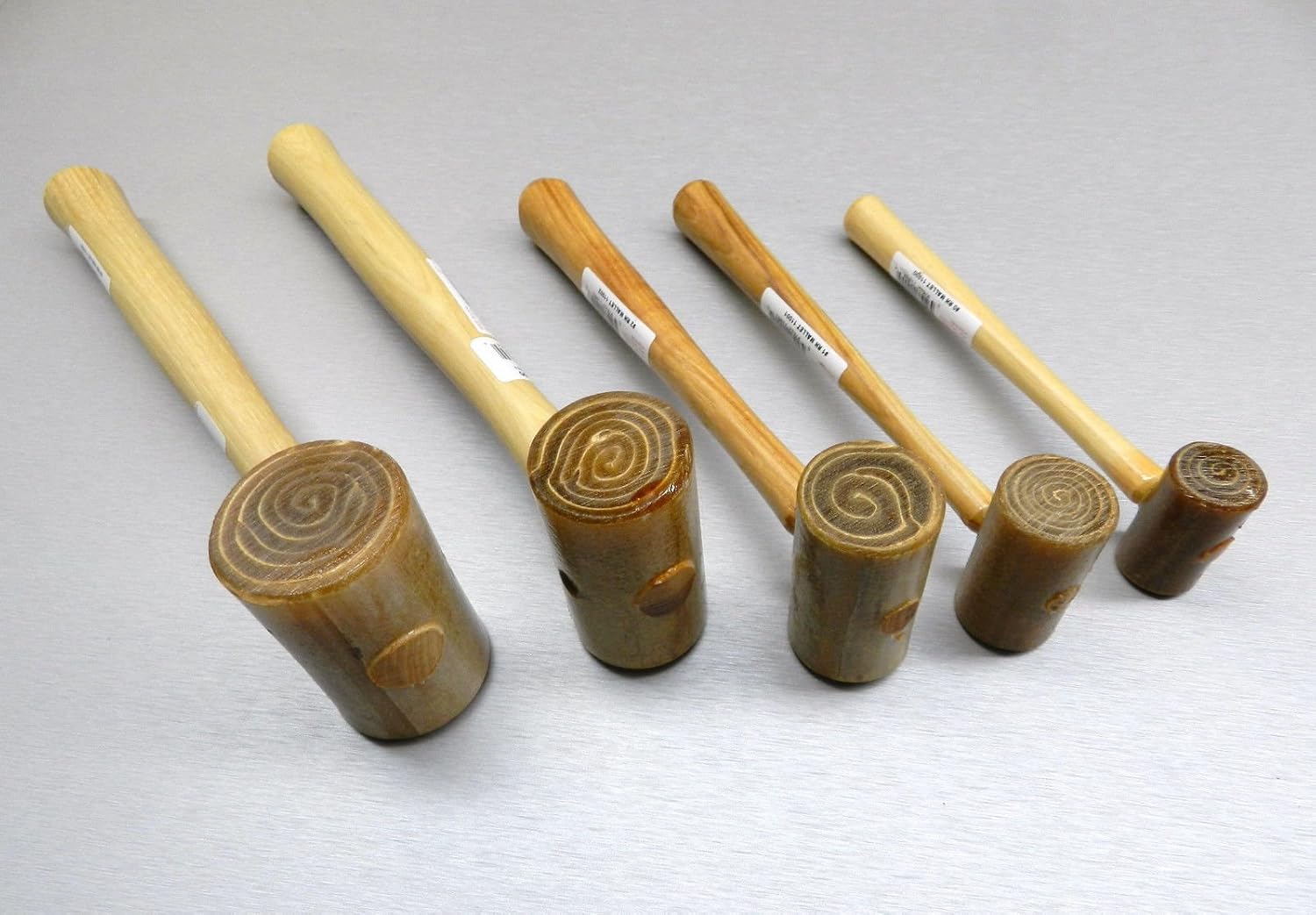 Garland Rawhide Mallet Set of 5, Sizes 0-4