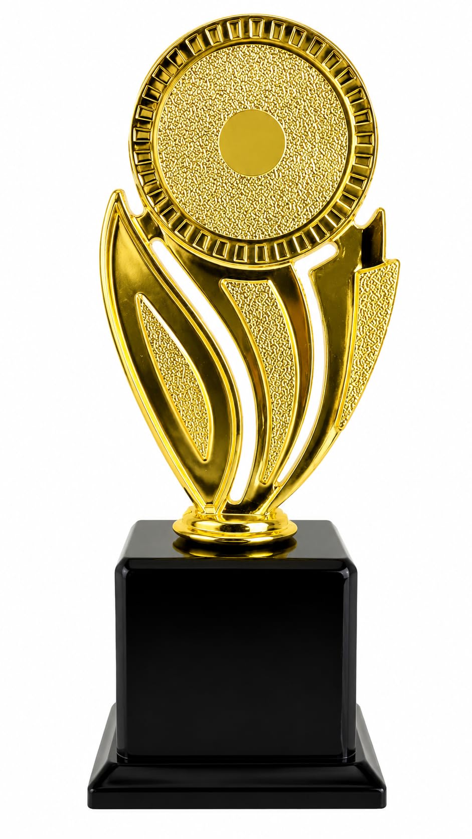 Premium Gold Trophy, Round Medal Design, Black Base, 6.25 inches, Award for Sports, Corporate Gift, School & Dance Competition-image-41