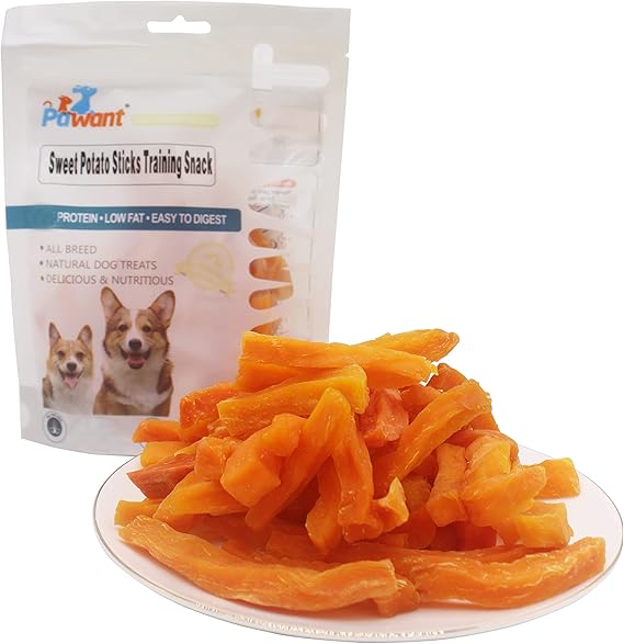 Pawant Sweet Potato Dog Treats no Rawhide for Small and