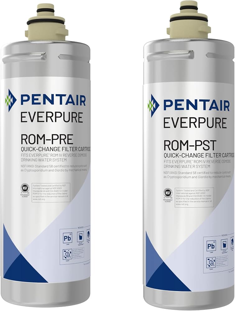 Pentair Everpure ROM-PFK Quick-Change Cartridge Twin Pack, EV929670 — 사진 1