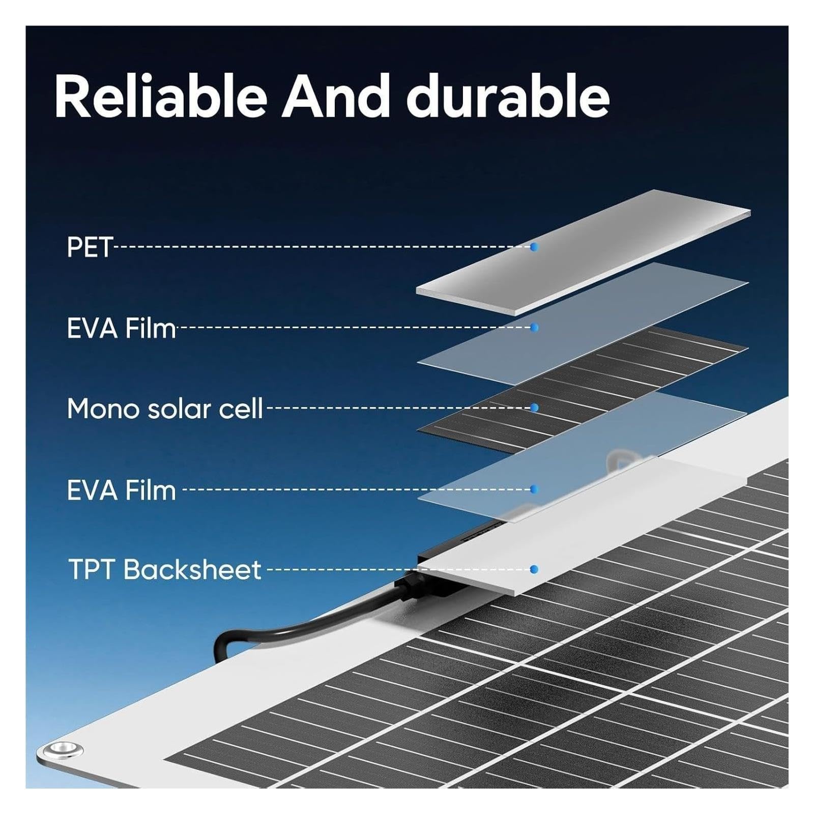 Fotovoltaica Flexible Y Flexible De 50W-400W