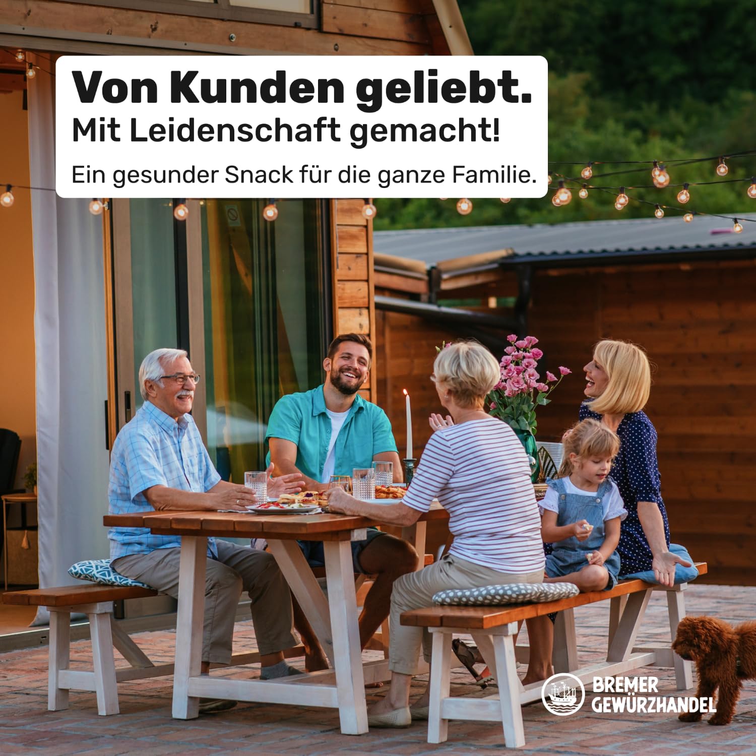 Bremer Gewürzhandel Nussmischung 1 Kg aus Cashewkernen, Walnüssen, Erdnüssen, Mandeln & Haselnüssen, ungesalzen - Nussmix, Studentenfutter Großpackung, Nüsse ohne salz, Studentenfutter ohne Rosinen