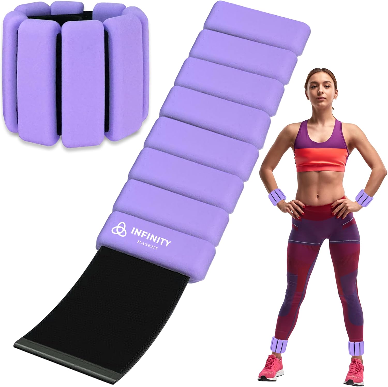 Wrist Weight Bracelet for Women, 2 lb