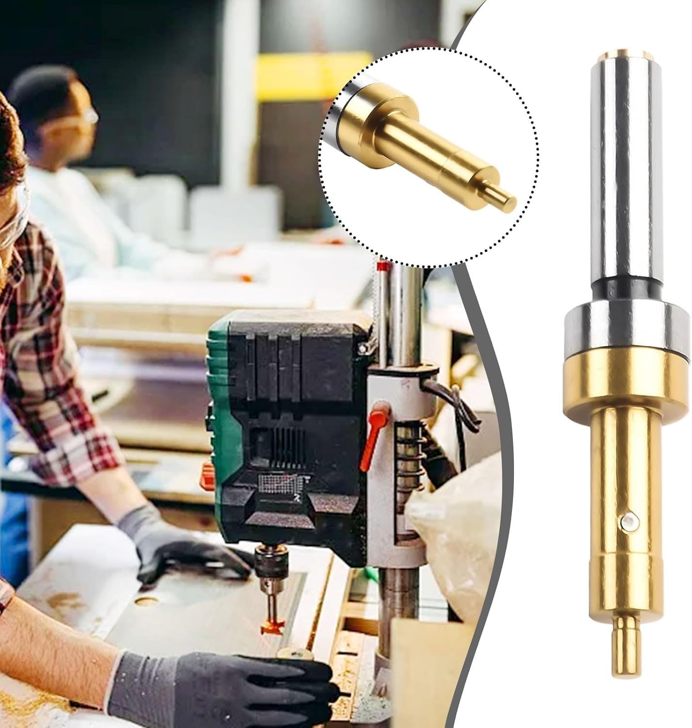 Misuratore Meccanico Rotante Ad Alta Precisione - Per Fresatrici E Torni, Non Magnetico, Con Sonda - Foto 12