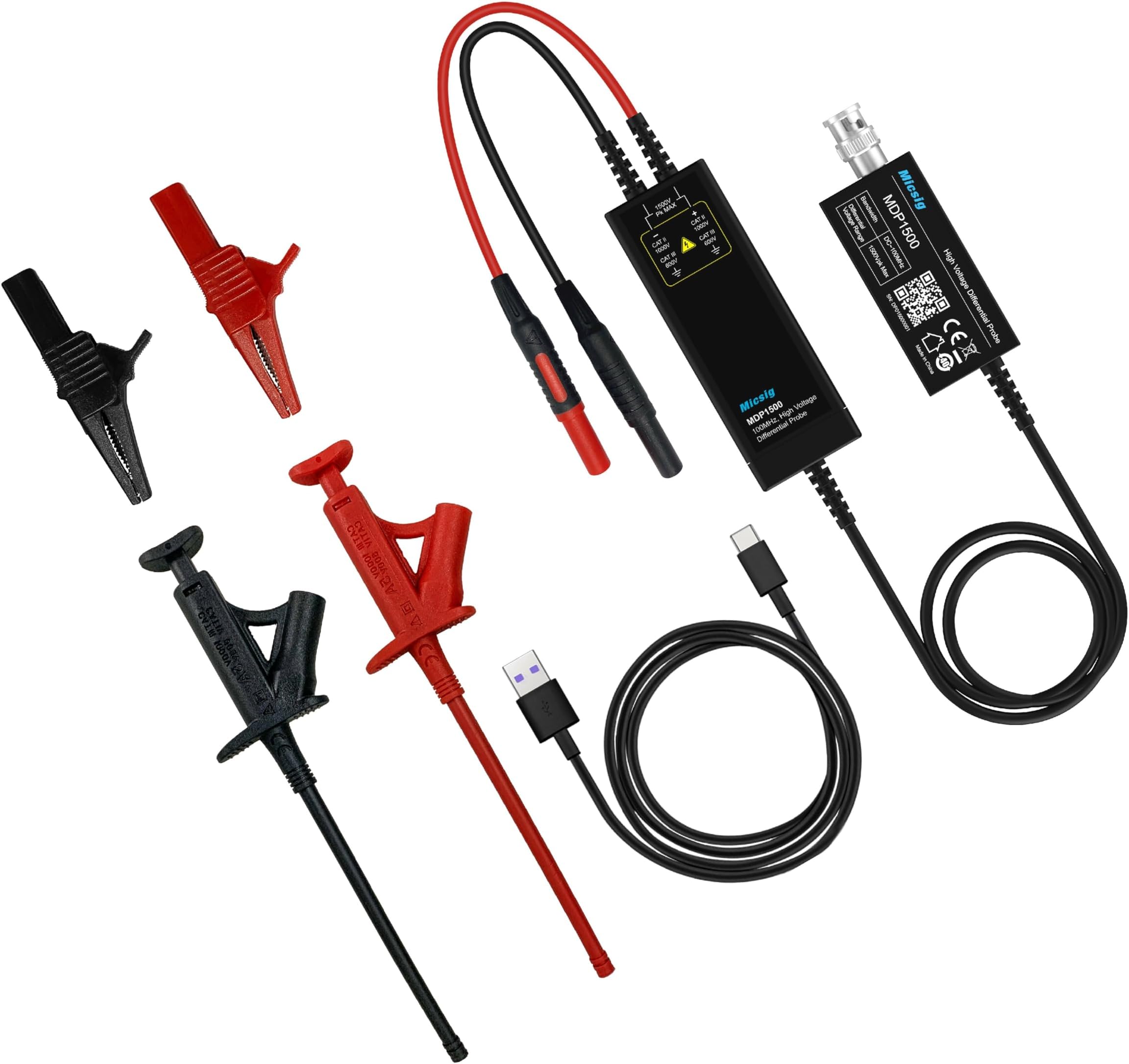 Micsig High Voltage Differential Probe MDP/DP Series oscilloscopes Probe MDP1500(DP10013)/MDP700(DP10007)/MDP3000/DP7000(DP20003)/MDP701/MDP1501/MDP3001/MDP702/MDP15003 2/MDP3 002(MDP3002)