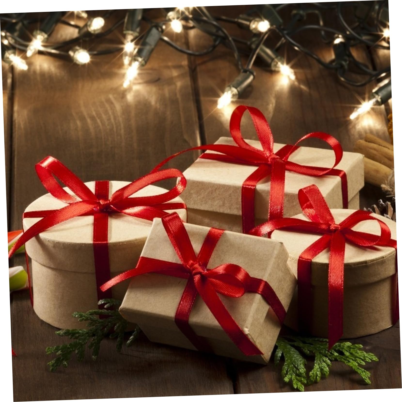 Housoutil 20 Nastro Decorativo Poliestere Doppio Set per Confezioni Regali Decorazioni Feste e Matrimoni Facile da Usare e Conservare
