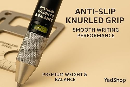 Miniatura 6 de Juego de regalo de bolígrafo táctico 12 en 1 y tarjetas multiherramientas de acero inoxidable  Cartera delgada de supervivencia y herramientas EDC