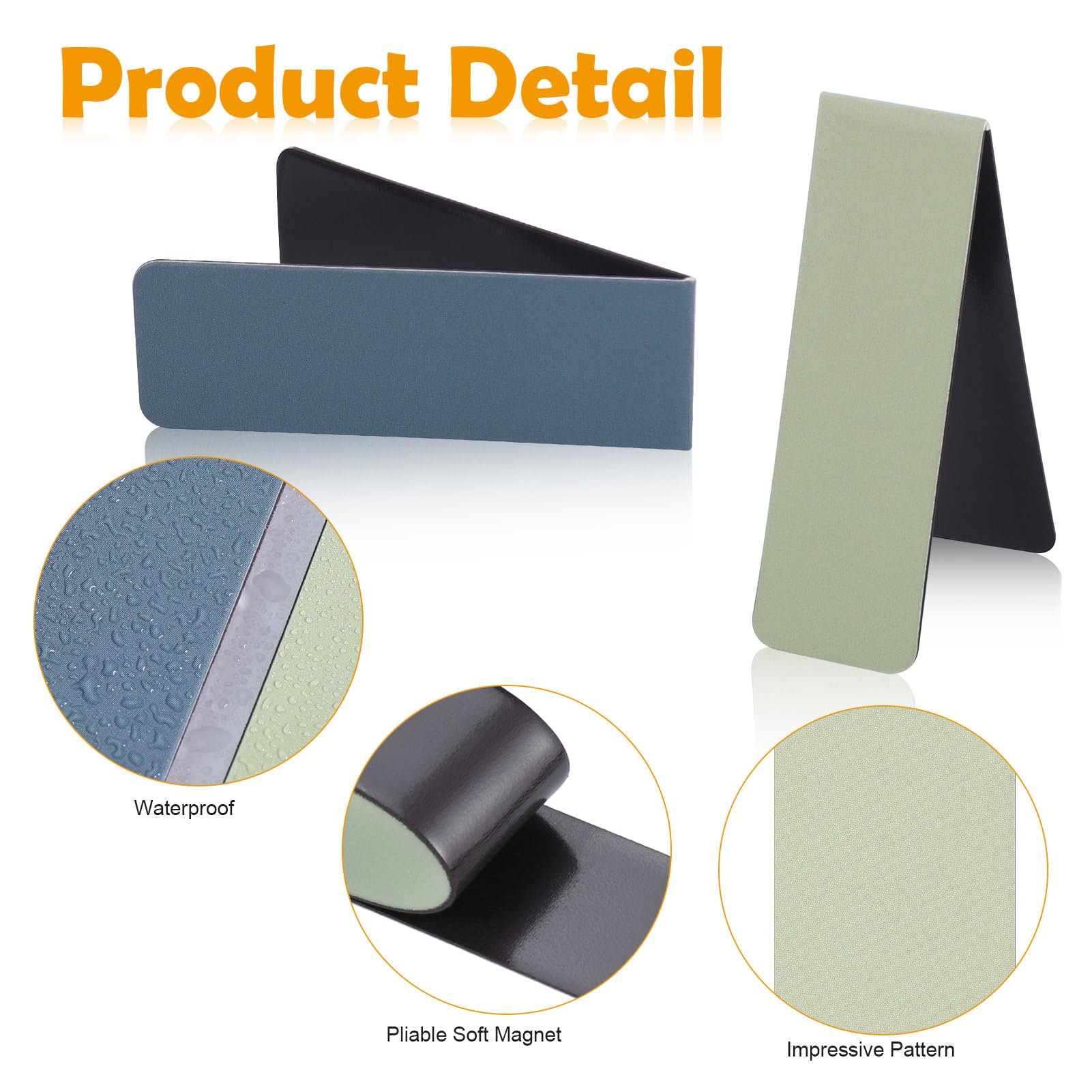 6 Marque-pages Automatiques En Silicone - Clip Intelligent Pour Livres - Personnalisable Et Réutilisable