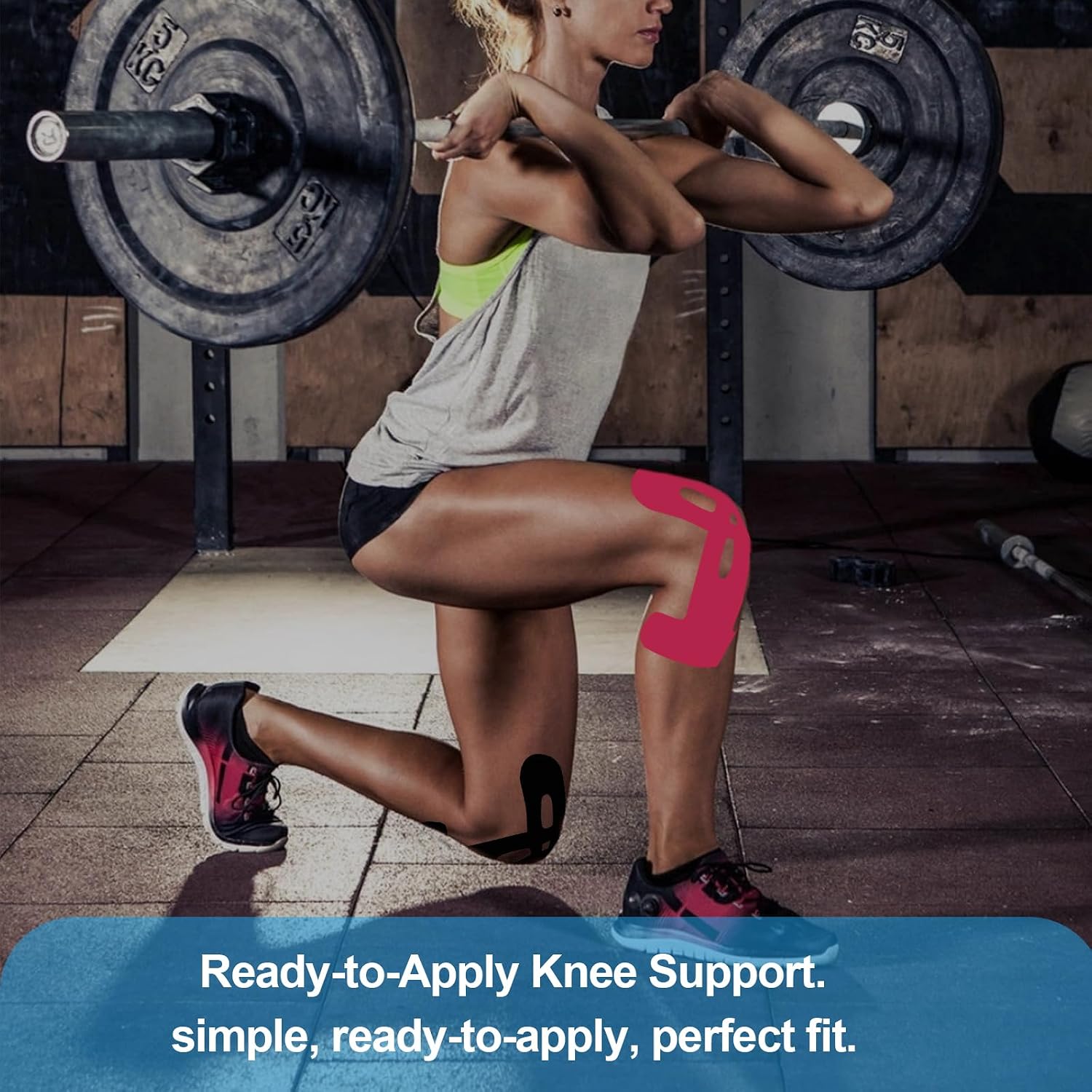 Precut Kinesiology Tape for Knees, 12 Pcs Kinesiology Tape for Knee Pain Relief Athletic Tape, Breathable & Latex-Free Waterproof Knee Tape Hypoallergenic Elastic Sports Tape,... 12 Precut Kinesiology Tape for Knees, 12 Pcs Kinesiology Tape for Knee Pain Relief Athletic Tape, Breathable & Latex-Free Waterproof Knee Tape Hypoallergenic Elastic Sports Tape,... - Image 10