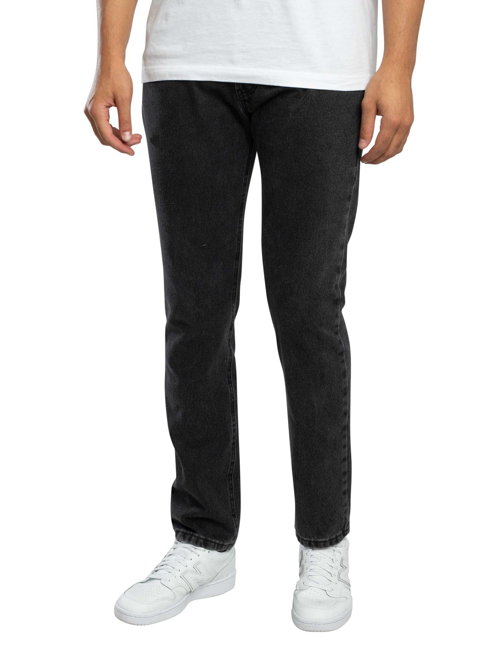 Lois Men's Black Stone Jeans Terrace Tapered Jeans, 33W X 32L