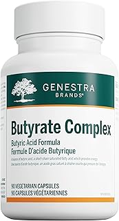 Genestra Brands - Butyrate Complex - Butyric Acid from Calcium/Magnesium Butyrate* - 90 Vegetable Capsules