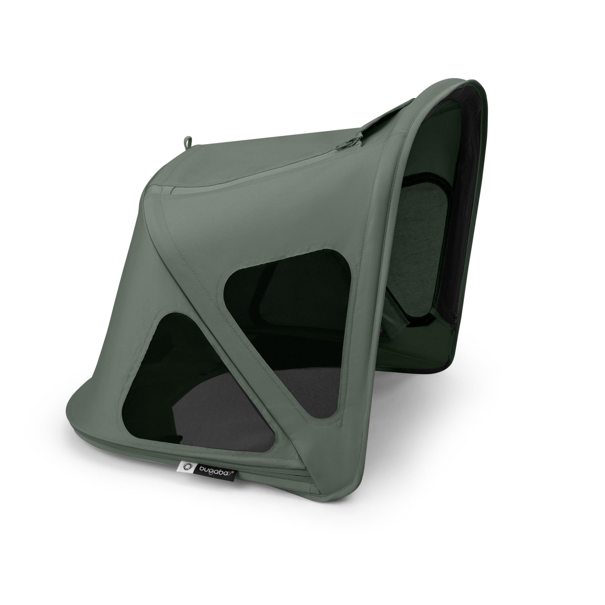 Bugaboo Capota ventilada Fox y Cameleon, extensible para una protección adicional y una protección solar óptima, repelente al agua, Misty Grey — view 8