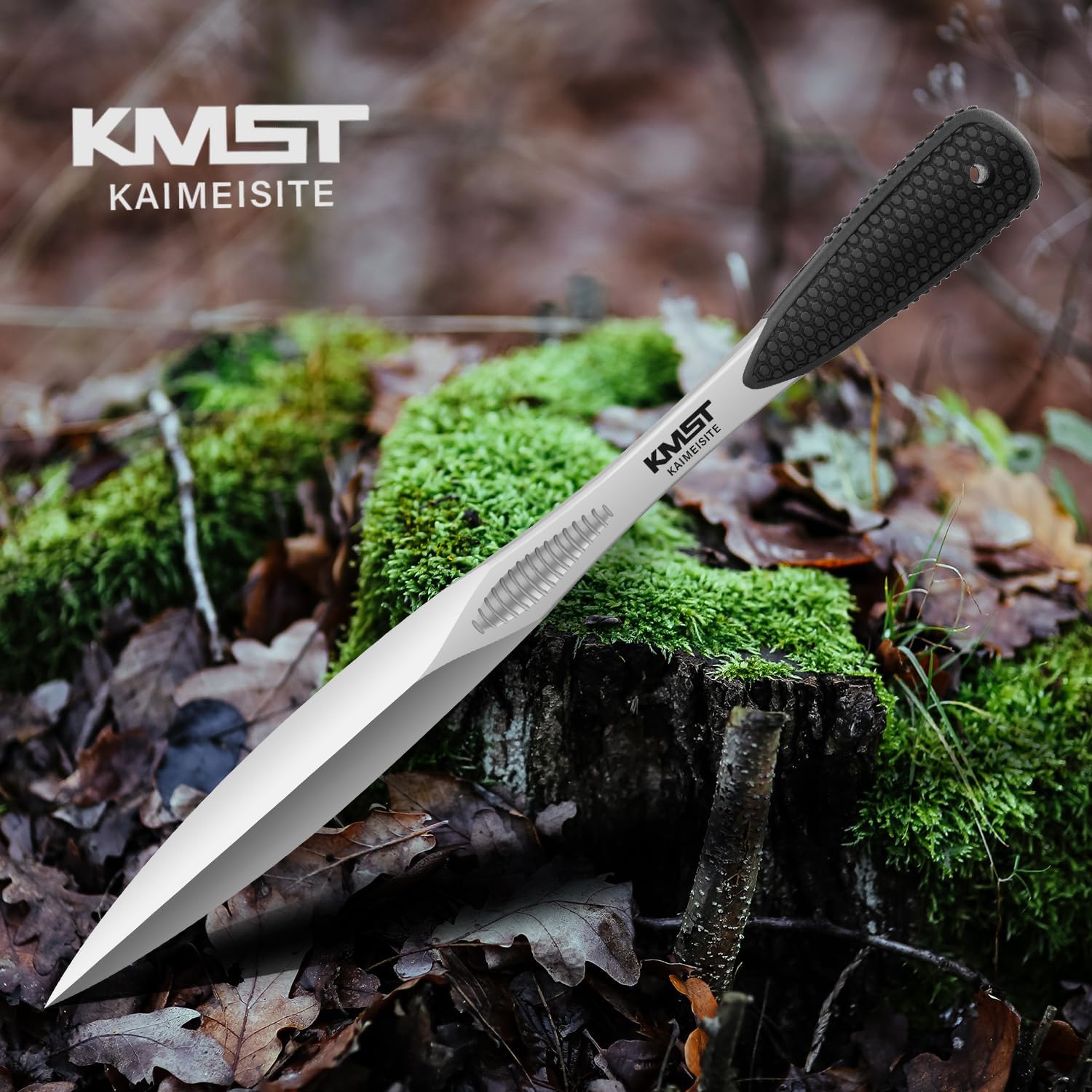 Bayonet Knife with Sheath: Fixed Blade Tactical Bayonet Knives for Survival Hunting Camping - 3.9" Japanese Aus-8 Steel Blade