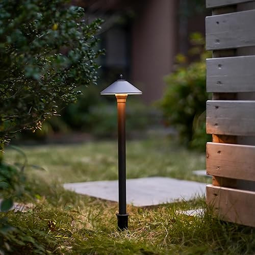 Miniatura 9 de 24PK Luces de camino de bajo voltaje Iluminación de paisaje al aire libre 10W 2700K carcasa de aluminio fundido a presión 12V jardín luces halógenas